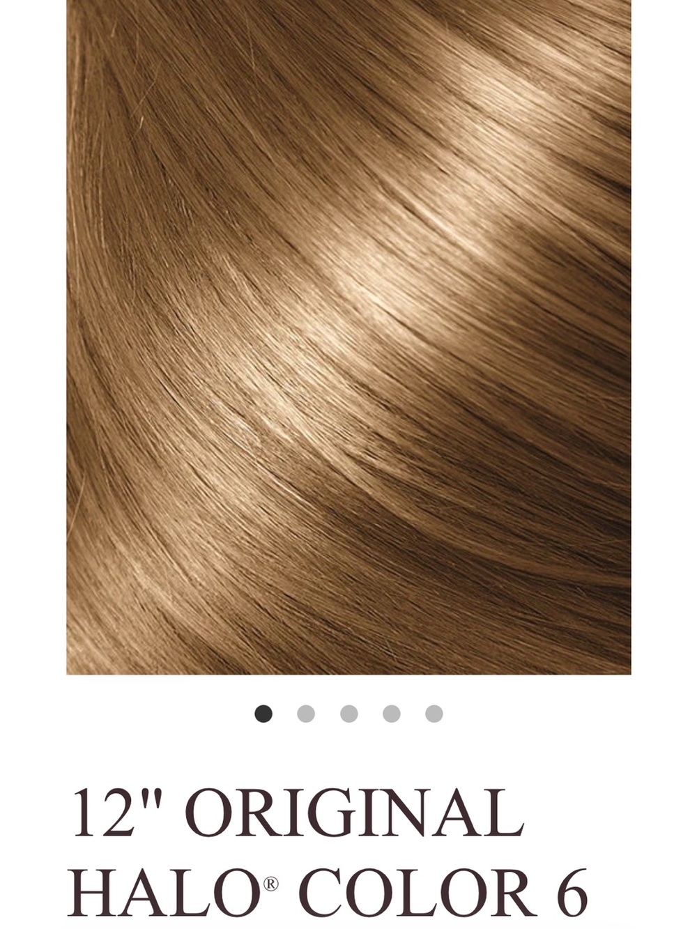 HALO 12" Original Hairpiece - Color #6